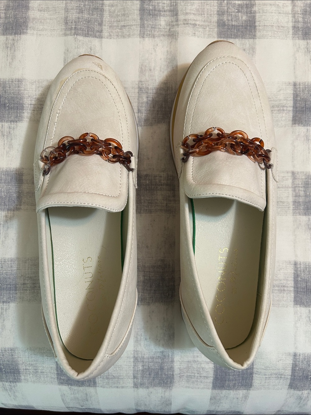 Coconuts Chain-Accent Loafers